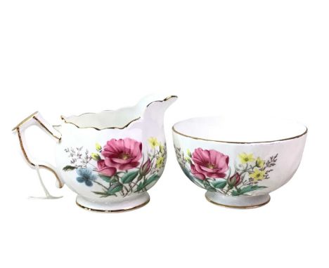 HAMMERSLEY TEA SERVICE, DRESDEN SPRAYS PATTERN  along with an Aynsley tea service
