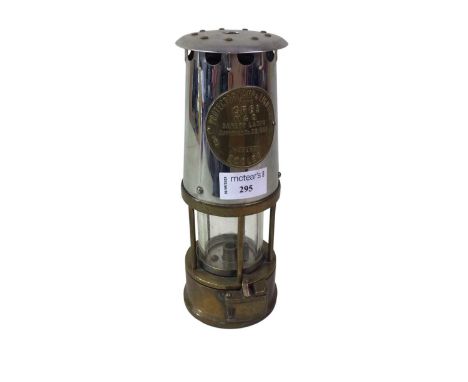 MINERS LAMP, BY THE PROTECTIVE LIGHTING CO LTD type GR6s23cm high