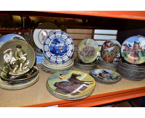 COLLECTORS PLATES to include twelve Royal Worcester 'Great Racehorses', three 'Great Jockeys', Royal Doulton Classic Race Hor