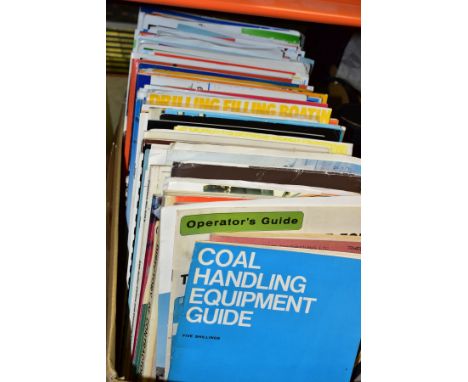 A COLLECTION OF PUBLICATIONS RELATING TO PLANT AND MACHINERY, CONSTRUCTION EQUIPMENT, TOOLS AND EQUIPMENT, brochures, catalog