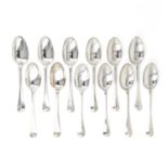 Dinner spoons (12), Abraham Pootholt, Groningen 1791/92, silver