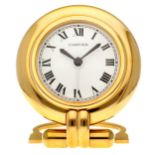 No Reserve - Cartier Colisee Travel Alarm Clock
