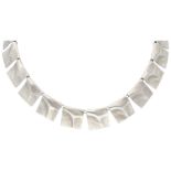 Lapponia sterling silver ‘Galactic Peaks’ necklace by Björn Weckström
