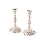 Candlesticks (2), J.M. van Kempen & Sons, Voorschoten 1906, silver