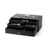 Chippendale cutlery cassette (136), M.J. Gerritsen, Zeist 1980, silver
