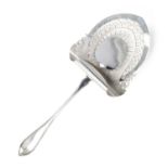 Asparagus scoop, Gerrit Regtdoorzee Greup, Schoonhoven 1911, silver