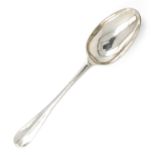 Serving spoon, Anthonie van Driel (1723-1735), Middelburg 1733, silver