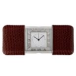 No Reserve - Tiffany & Co Atlas travel alarm clock