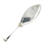 Fish scoop "Haags Lofje" A.J. Driesen, Schoonhoven 1948, silver