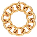 18K yellow gold gourmet bracelet