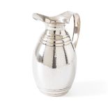 Water jug, Renzo Cassetti, Florence, ca. 1960, silver
