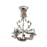 Candlestick, Giuseppe Mancadori (Milan) / Royal Irish Silver Co. (Dublin), 1973, silver