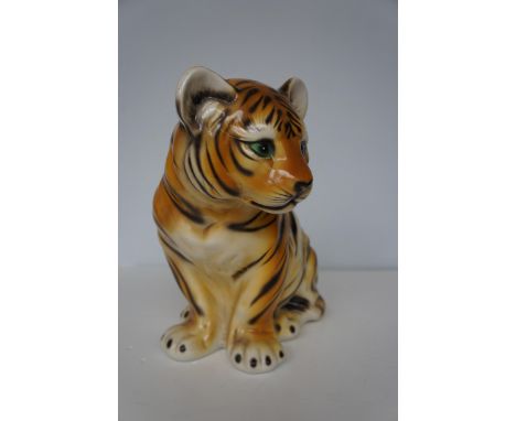 Large ceramic tiger