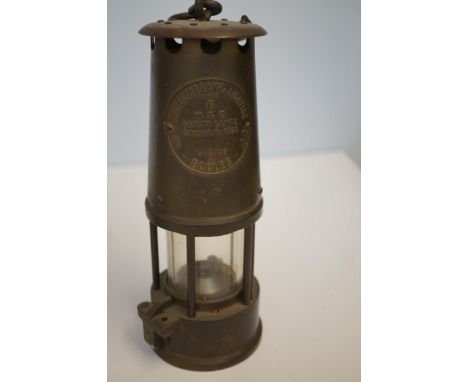 Brass eccles minors lamp