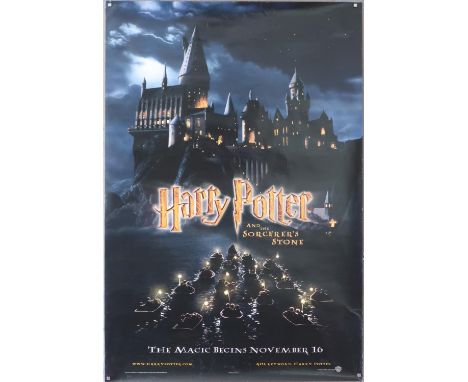 Harry Potter and the Philosopher's Stone (2001) Two Advance US one sheet film posters, directed by Chris Columbus and starrin