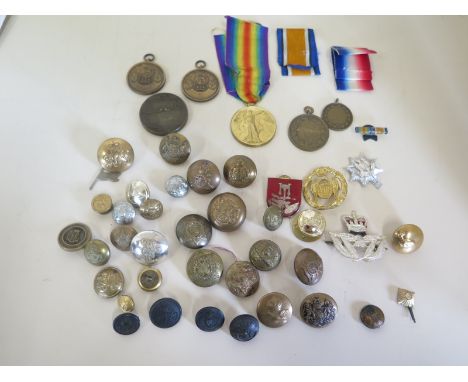 A WW1 British medal and medallion collection possibly from a father and son, for E. Griffin and E. E. Griffin together with m