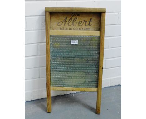 'The Albert', a vintage washboard