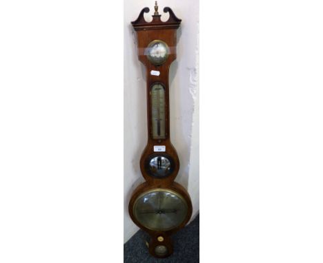 A 19th century mercury barometer inscribed Gill Sheffield