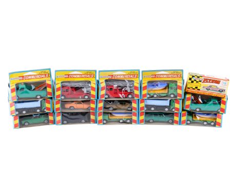 Fifteen boxed Lone Star diecast commercial vehicles. Including a Road Master 'Impy', Volvo 1800S, Ford Zodiac Estate and more