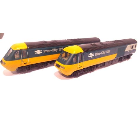 Hornby IC 125 two car set power car and dummy car, blue/yellow. P&amp;P Group 1 (£14+VAT for the first lot and £1+VAT for sub