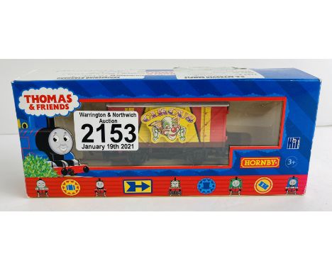 Hornby Thomas &amp; Friends R9207 Circus Van PRE PRODUCTION SAMPLE *MAY 2005 WITH LABELS* P&amp;P Group 1 (£14+VAT for the fi
