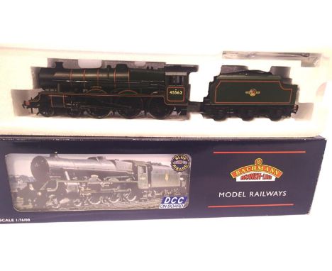 Bachmann 31-176 DC Alberta, 45562 Green Late Crest. P&amp;P Group 1 (£14+VAT for the first lot and £1+VAT for subsequent lots