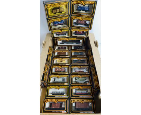 25x Mainline OO Gauge Assorted Wagons All Boxed  P&amp;P Group 2 (£18+VAT for the first lot and £3+VAT for subsequent lots) 