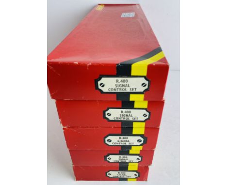 5x Hornby R400 OO Gauge Signal Control Sets - All Appear complete &amp; Unused in Boxes P&amp;P Group 1 (£14+VAT for the firs