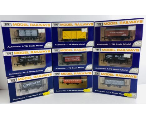 9x Dapol OO Gauge Freight Wagons - Including some Limited Edition All Boxed P&amp;P Group 2 (£18+VAT for the first lot and £3