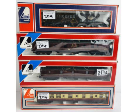 4x Lima OO Gauge Coaches Boxed P&amp;P Group 1 (£14+VAT for the first lot and £1+VAT for subsequent lots) 