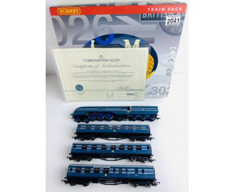 Hornby OO Gauge Coronation Train Pack LMS Blue Boxed P&amp;P Group 1 (£14+VAT for the first lot and £1+VAT for subsequent lot