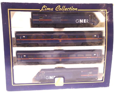 Lima 149872 Class 125 four car set, GNER Blue. P&amp;P Group 1 (£14+VAT for the first lot and £1+VAT for subsequent lots) 
