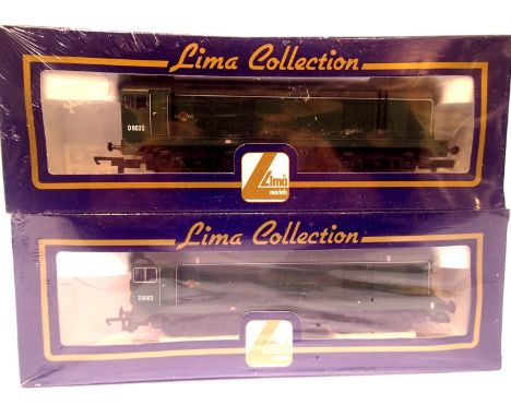 Lima L205031 Class 20 twin pack D8020 and D8163, both BR Green, factory sealed box. P&amp;P Group 1 (£14+VAT for the first lo