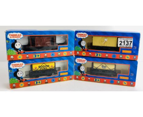 4x Hornby Thomas &amp; Friends OO Gauge Wagons  Boxed P&amp;P Group 1 (£14+VAT for the first lot and £1+VAT for subsequent lo
