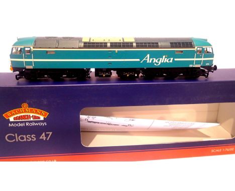Bachmann 32-817 SD class 47 Anglia Blue 47714 Regional Exclusive. P&amp;P Group 1 (£14+VAT for the first lot and £1+VAT for s