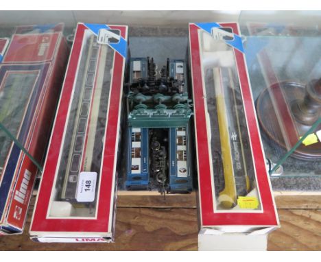 Lima G.W. Railcar No. 22, three Inter-City, 'Meld' diesel in boxes; two Wrenn, two Airfix 