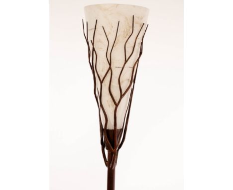 An Italian modernist lamp, Relco, Milano, of stylised tree form, 173cm high