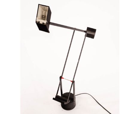 Richard Sapper (1932-2015) for Artemide Litech, a Tizio desk lamp, designed in 1972, with moving arm and head balanced by cou