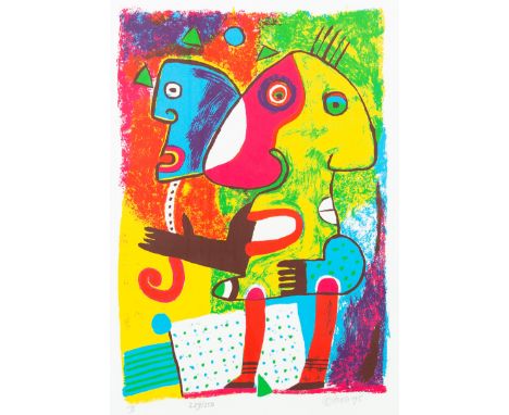 Clemens Briels (Dutch, born 1946)/Untitled/signed and dated '95/inscribed II and numbered 229/250/silkscreen in colours, 69.5
