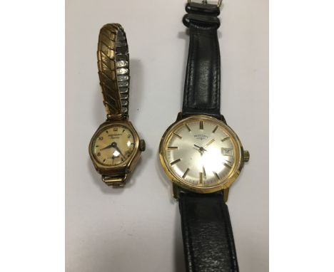 GENTLEMANS ROTARY WRISTWATCH & A LADIES (2)