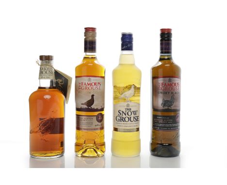 FAMOUS GROUSE MELLOW GOLD
Blended Scotch Whisky. 70cl, 40% volume. 
NAKED GROUSE
Blended Scotch Whisky. 70cl, 40% volume. 
FA