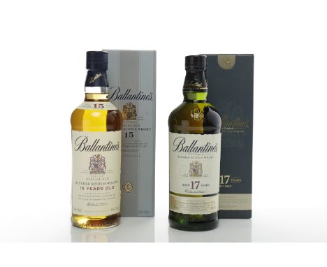 BALLANTINE'S 15 YEARS OLD
Blended Scotch Whisky. 70cl, 43% volume, in carton. 
BALLANTINE'S 17 YEARS OLD
Blended Scotch Whisk