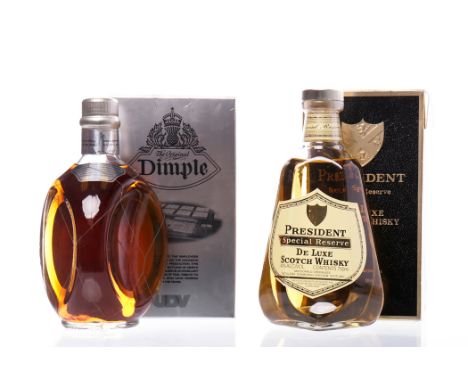 DIMPLE 25th SILVER ANNIVERSARY 1973-1998
Blended Scotch Whisky. Limited to 800 bottles. 75cl, 43% volume, in carton.
PRESIDEN