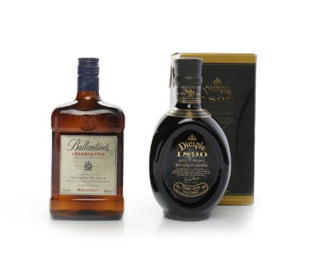 DIMPLE 1890
Blended Scotch Whisky. 50cl, 40% volume, in carton. 
BALLANTINE'S CELEBRATION
Blended Scotch Whisky. Bottled to c