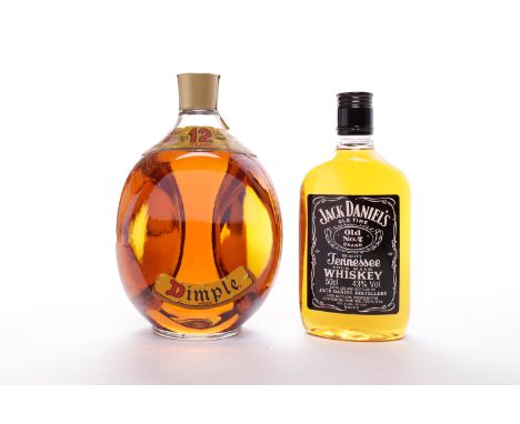 DIMPLE 12 YEARS OLD
Blended Scotch Whisky. 1L, 43% volume, in carton. 
JACK DANIEL'S
Tennessee Sour Mash Whiskey. 50cl, 43% v