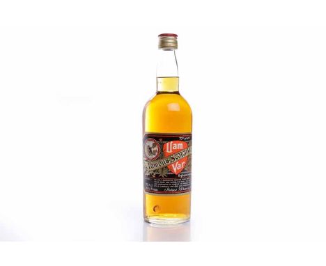 UAM VAR
Blended Scotch Whisky. Bottled by Innes & Grieve Ltd. 26 2/3 fl.oz (75.7cl), 70° proof. CONDITION REPORT: Seal: very 
