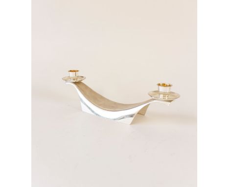 A WMF IKORA twin candlestick