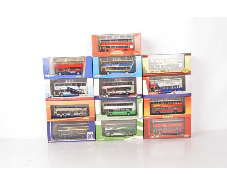 Creative Master Northcord 1:76 Scale Modern Double Deck Buses UK and North American (14), all cased with card sleeves, Alexan