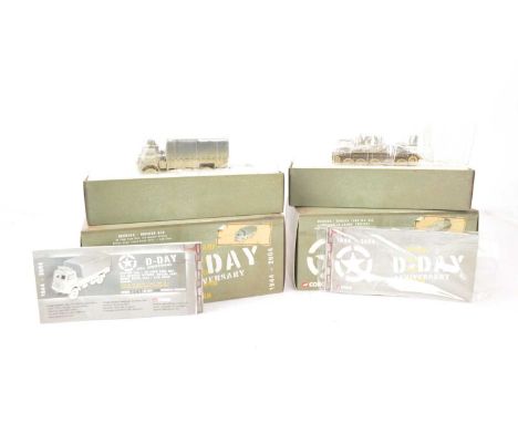 Corgi 60th Anniversary D-Day Diecast Models, both boxed, 1:50 scale, CC60305 Bedford QLD, Sword Beach 1944, CC60603 Cruiser t