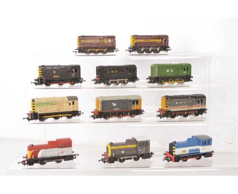 Hornby Lima Bachmann  00 gauge Diesel shunters (11), comprising Hornby Inter-City grey Class 08 Locomotive  08673, similar Sc